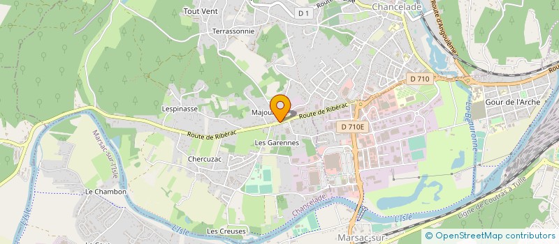 localisation de l'entreprise MONSIEUR PIERRE BAUVAIS  CHANCELADE