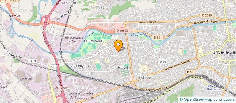 localisation de l'entreprise MONSIEUR PIERRE BAUVY  BRIVE-LA-GAILLARDE