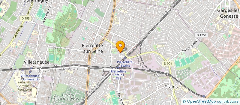 localisation de l'entreprise MONSIEUR PIERRE BAYA à PIERREFITTE-SUR-SEINE