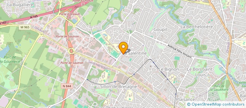 localisation de l'entreprise MONSIEUR PIERRE BAYARD à ORVAULT