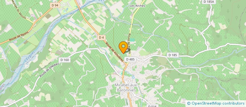 localisation de l'entreprise MONSIEUR PIERRE BAYLE  MIRABEL-AUX-BARONNIES