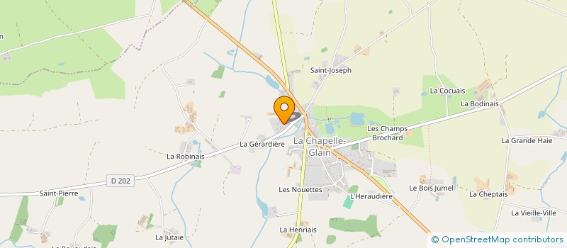 localisation de l'entreprise MONSIEUR PIERRE BAZIN à LA CHAPELLE-GLAIN