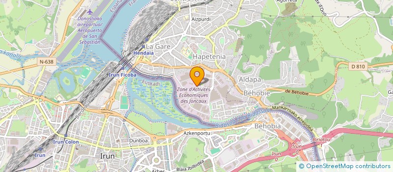 localisation de l'entreprise MONSIEUR PIERRE BEAUCOUESTE  HENDAYE