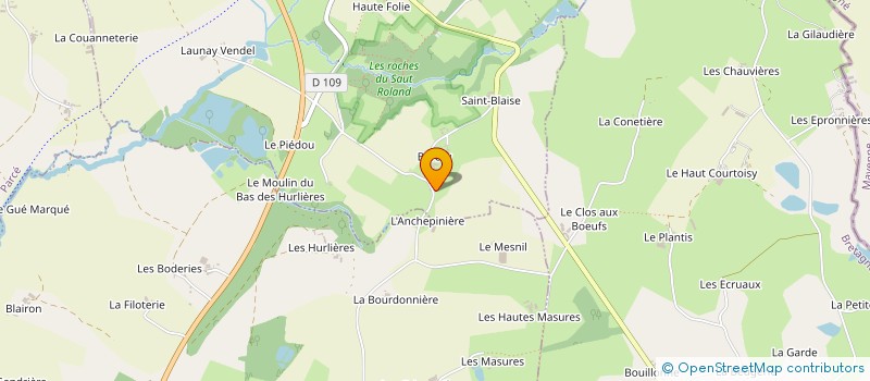 localisation de l'entreprise MONSIEUR PIERRE BEAUDOUIN  SAINT-CHRISTOPHE-DES-BOIS