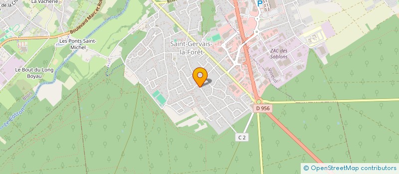 localisation de l'entreprise MONSIEUR PIERRE BEAUFILS à SAINT-GERVAIS-LA-FORET