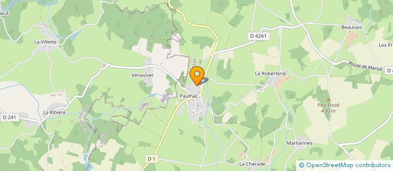 localisation de l'entreprise MONSIEUR PIERRE BEAUGER à FURSAC
