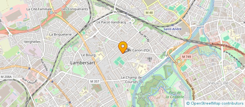 localisation de l'entreprise MONSIEUR PIERRE BEAUGUERLANGE à LAMBERSART