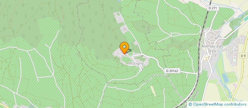localisation de l'entreprise MONSIEUR PIERRE BEAULIEU  MUTIGNY