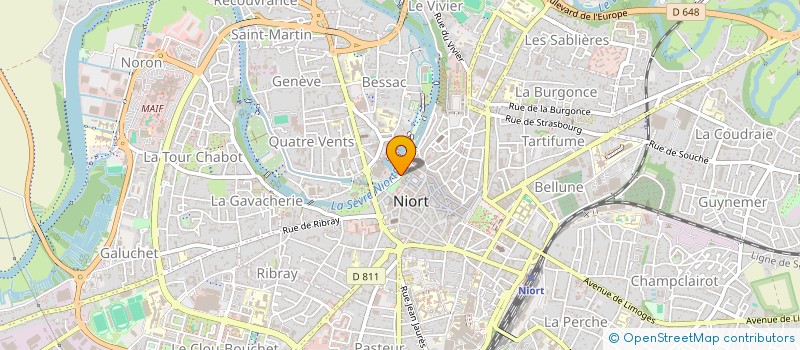 localisation de l'entreprise MONSIEUR PIERRE BEAUVIER à NIORT