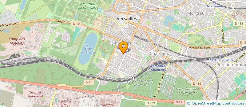 localisation de l'entreprise MONSIEUR PIERRE BECK à VERSAILLES