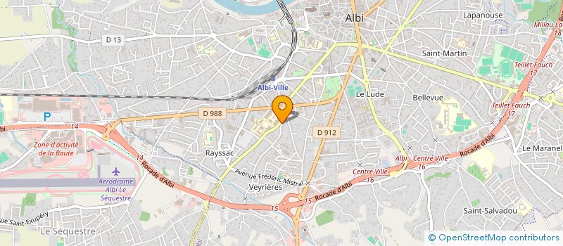 localisation de l'entreprise MONSIEUR PIERRE BECUS BERNET à ALBI