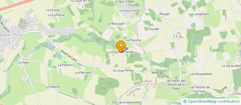 localisation de l'entreprise MONSIEUR PIERRE BEDEL  MONT-DOL