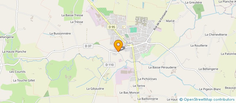 localisation de l'entreprise MONSIEUR PIERRE BEDIER  BAIS