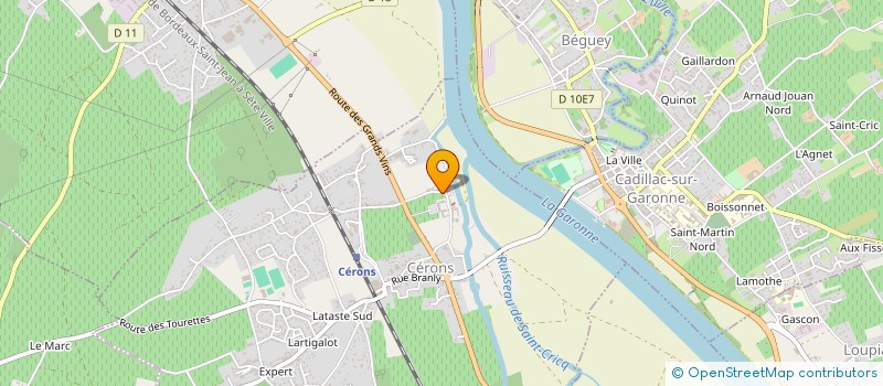 localisation de l'entreprise MONSIEUR PIERRE BEDOURET  LANDIRAS