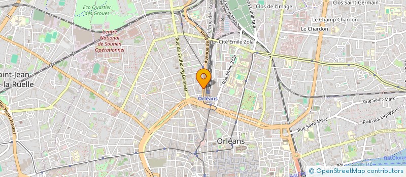 localisation de l'entreprise MONSIEUR PIERRE BEGUE à ORLEANS