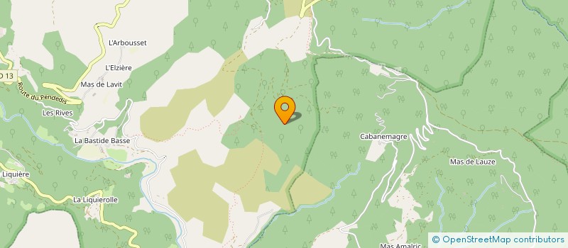 localisation de l'entreprise MONSIEUR PIERRE BEGUELIN  SAINT-GERMAIN-DE-CALBERTE