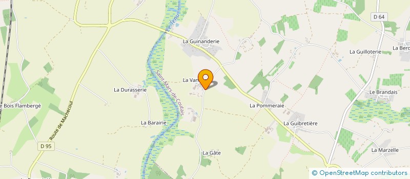 localisation de l'entreprise MONSIEUR PIERRE BEILLEVAIRE  SAINT-MARS-DE-COUTAIS