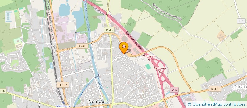 localisation de l'entreprise MONSIEUR PIERRE BELAT  NEMOURS