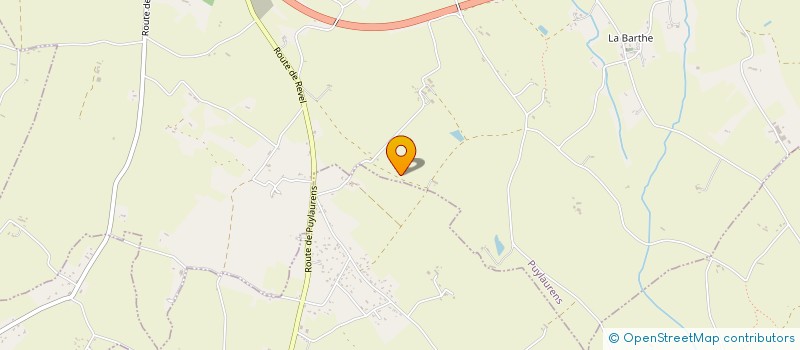 localisation de l'entreprise MONSIEUR PIERRE BELAUD  PUYLAURENS