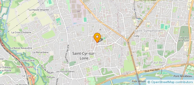 localisation de l'entreprise MONSIEUR PIERRE BELENFANT  SAINT-CYR-SUR-LOIRE