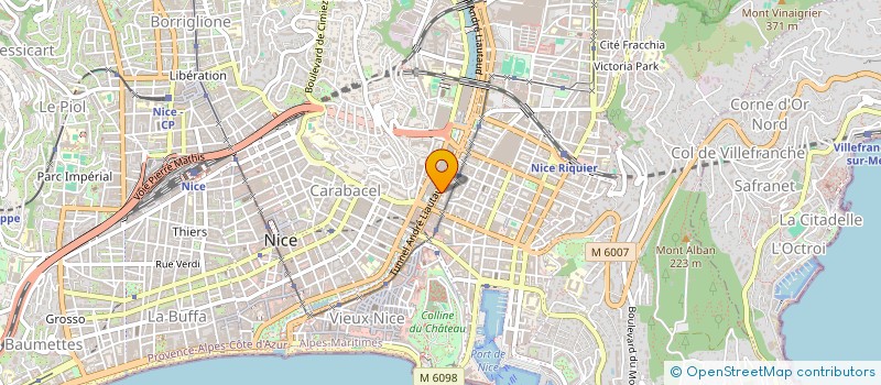 localisation de l'entreprise MONSIEUR PIERRE BELET à NICE