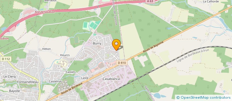 localisation de l'entreprise MONSIEUR PIERRE BELHARTZ  SAINT-VINCENT-DE-TYROSSE