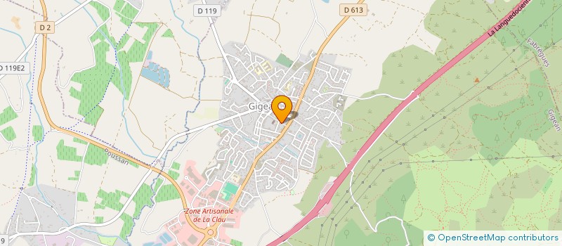 localisation de l'entreprise MONSIEUR PIERRE BELIN  GIGEAN