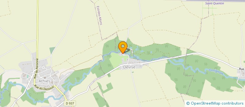 localisation de l'entreprise MONSIEUR PIERRE BELLAVOINE  DEVISE