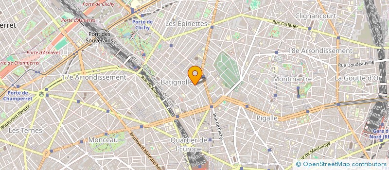 localisation de l'entreprise MONSIEUR PIERRE BELLEVILLE  PARIS