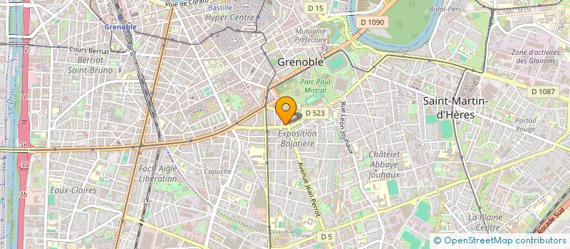 localisation de l'entreprise MONSIEUR PIERRE BELLEVILLE  GRENOBLE