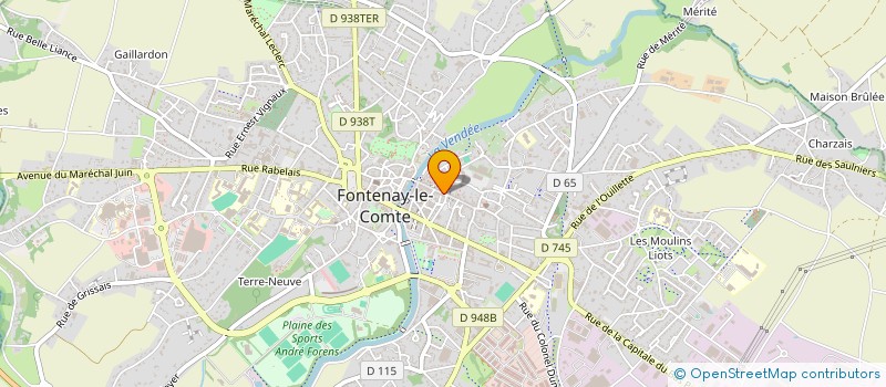 localisation de l'entreprise MONSIEUR PIERRE BELLIVIER à FONTENAY-LE-COMTE