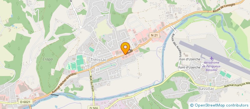 localisation de l'entreprise MONSIEUR PIERRE BELLONI à TRELISSAC
