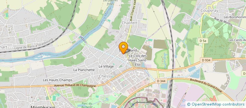 localisation de l'entreprise MONSIEUR PIERRE BELLOT à CHESSY