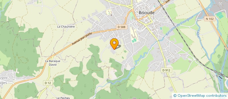 localisation de l'entreprise MONSIEUR PIERRE BELMONT  VIEILLE-BRIOUDE