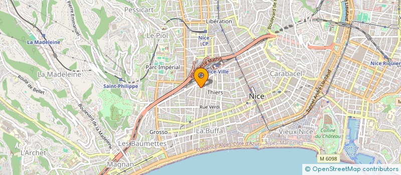 localisation de l'entreprise MONSIEUR PIERRE BENAICHE à NICE