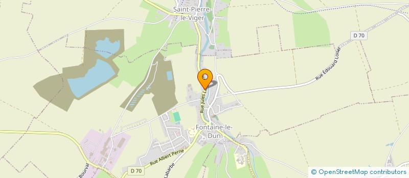 localisation de l'entreprise MONSIEUR PIERRE BENARD à FONTAINE-LE-DUN