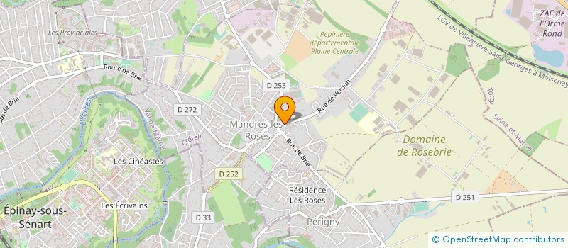 localisation de l'entreprise MONSIEUR PIERRE BENARD à MANDRES-LES-ROSES