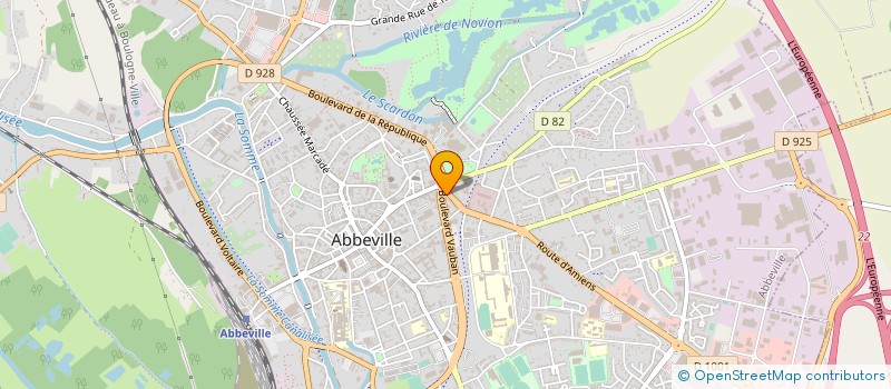 localisation de l'entreprise MONSIEUR PIERRE BENARD à ABBEVILLE