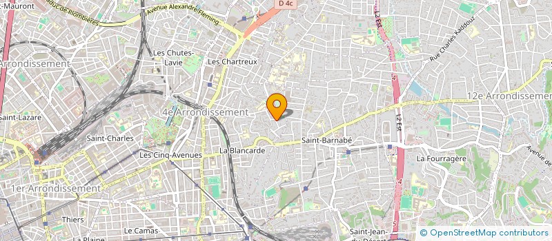 localisation de l'entreprise MONSIEUR PIERRE BENCE à MARSEILLE