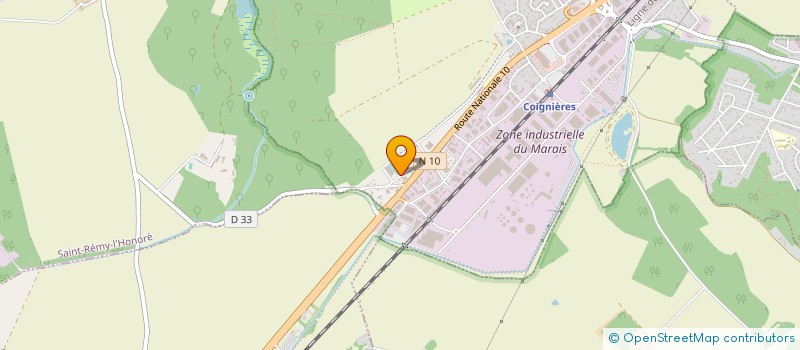 localisation de l'entreprise MONSIEUR PIERRE BENDAOUD  COIGNIERES