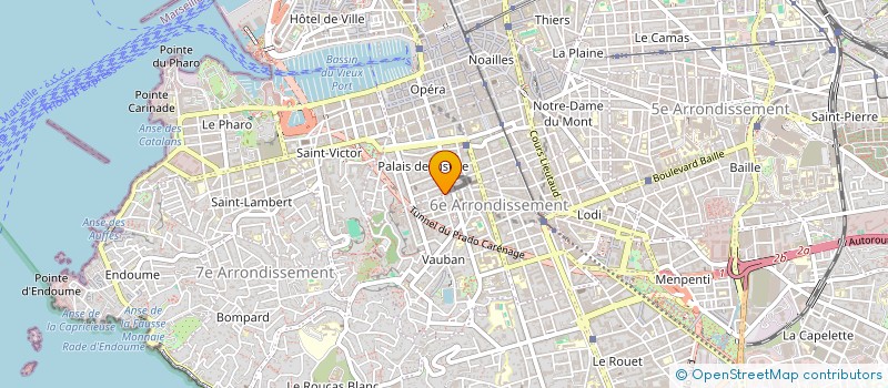 localisation de l'entreprise MONSIEUR PIERRE BENEDETTI  MARSEILLE