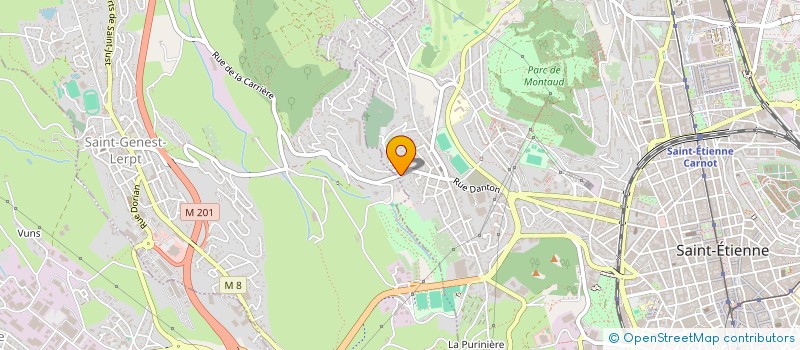 localisation de l'entreprise MONSIEUR PIERRE BENNETON  SAINT-ETIENNE