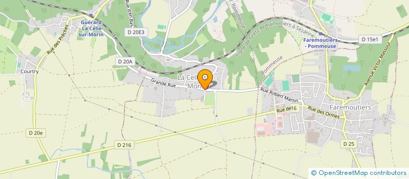 localisation de l'entreprise MONSIEUR PIERRE BENOIST  LA CELLE-SUR-MORIN