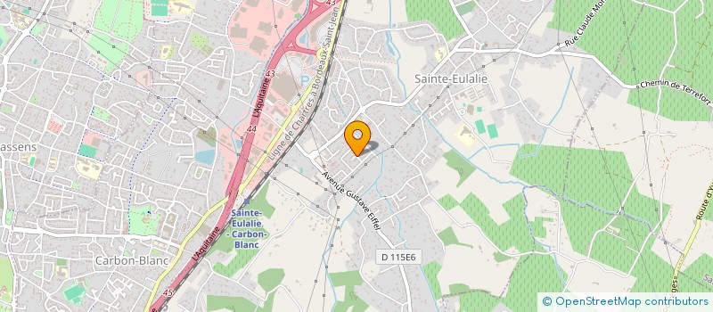 localisation de l'entreprise MONSIEUR PIERRE BENOIT  SAINTE-EULALIE