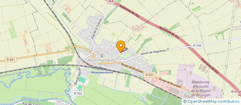 localisation de l'entreprise MONSIEUR PIERRE BENOIT  MOMMENHEIM