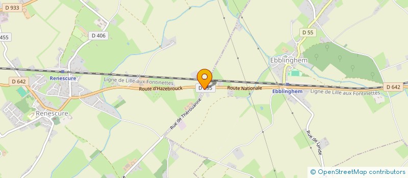 localisation de l'entreprise MONSIEUR PIERRE BENOIT DECOOL  RENESCURE