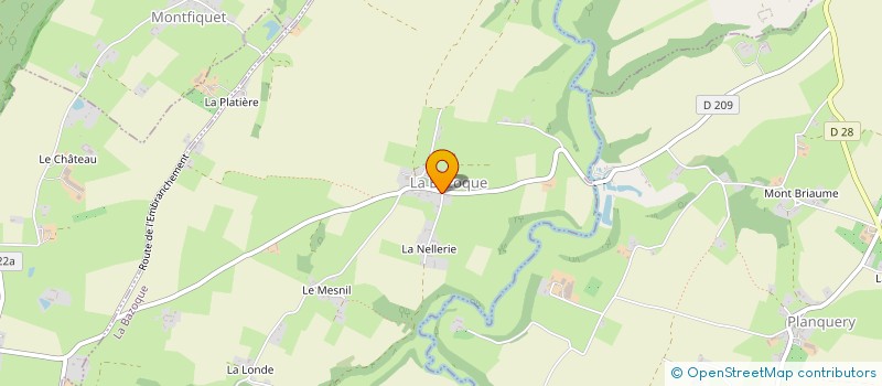 localisation de l'entreprise MONSIEUR PIERRE BENOIT MARIE TREHIN  LA BAZOQUE