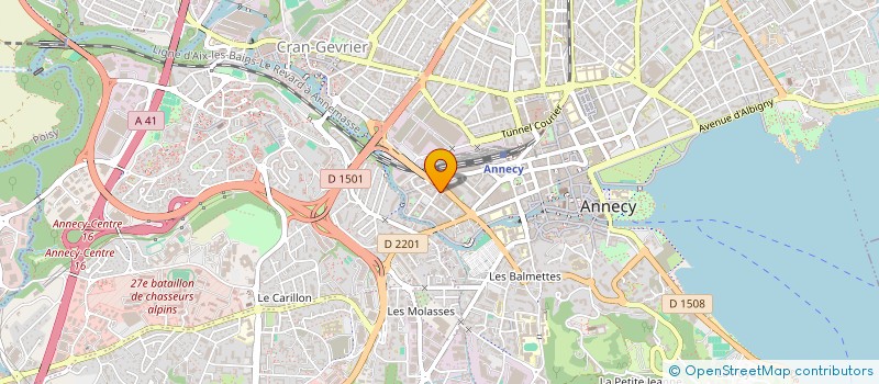 localisation de l'entreprise MONSIEUR PIERRE BENSAID à ANNECY