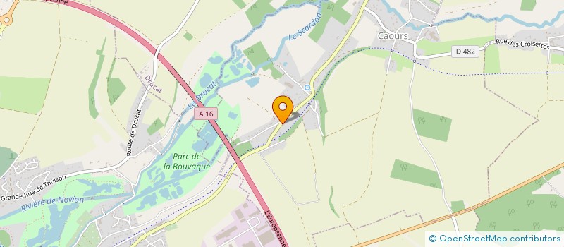 localisation de l'entreprise MONSIEUR PIERRE BENTEUX  CAOURS