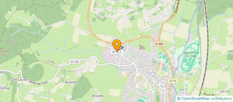 localisation de l'entreprise MONSIEUR PIERRE BERARD  SAINT-BONNET-DE-JOUX